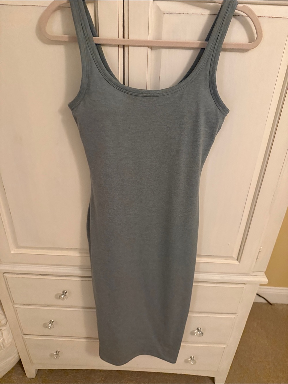 Vuori Lake Heather Scoop-Neck Midi Tank Dress - Picture 5 of 8